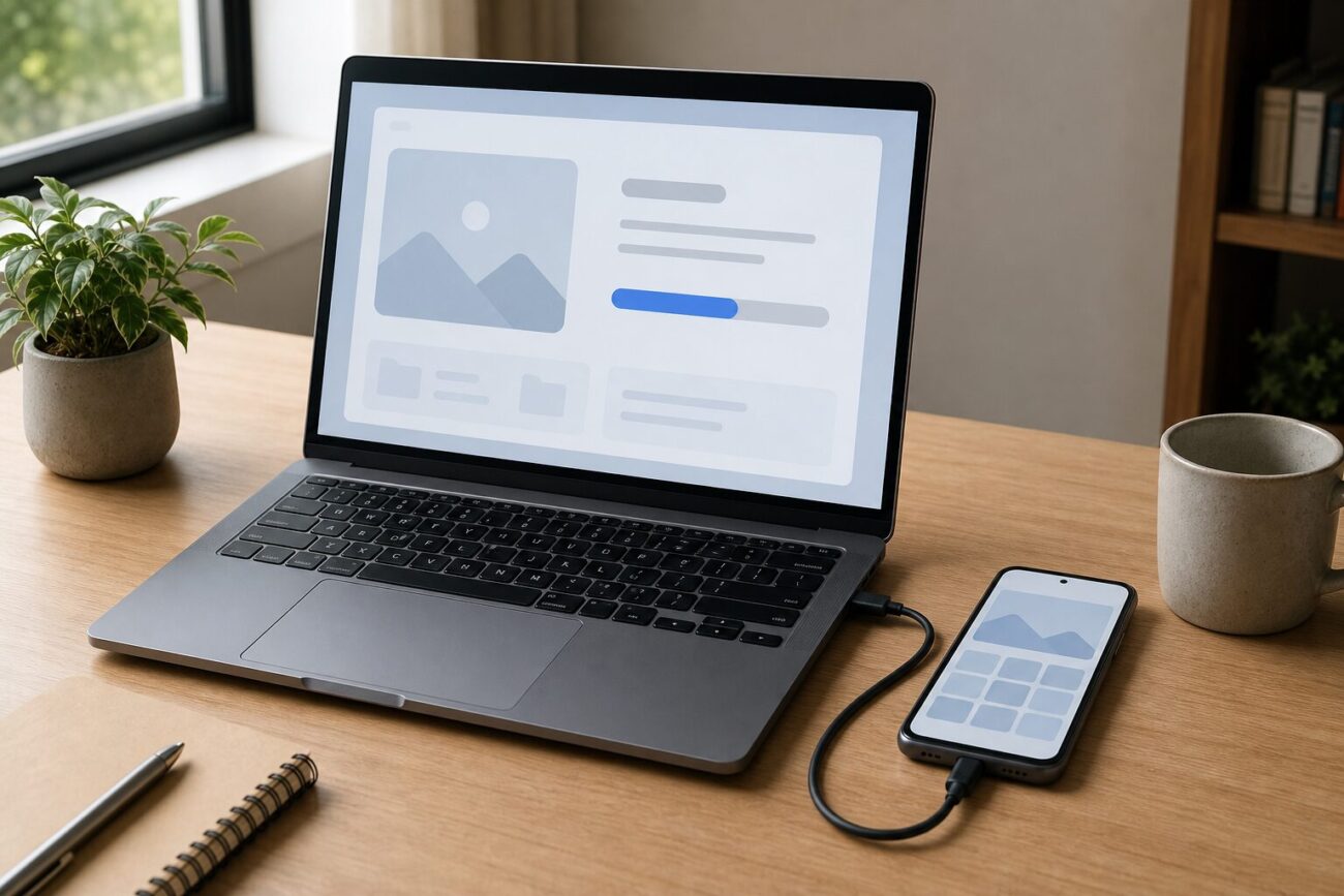 パソコンとスマートフォンのバックアップ