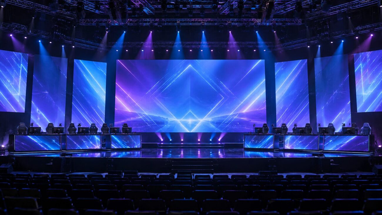 eスポーツ会場のステージ